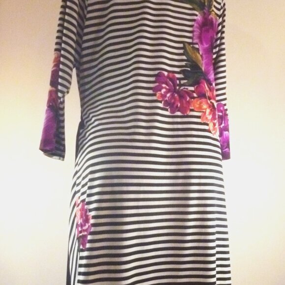 Cocktail Curvy Ruched Wrap Sheath Dress Belted Midi Bodycon 3/4 Sleeve Plus 1X - Picture 8 of 11